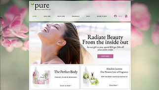 Beauty & Hair website templates - Beauty Shop