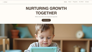 website templates - Special Needs School (Warm)
