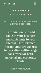 Business website templates – Accounting Firm