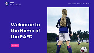 Template situs web Kesehatan & Kebugaran – Tim Olahraga