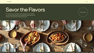 Catering & Chef website templates - Catering (Cozy)
