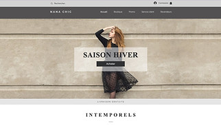 Templates de sites web E-commerce - Boutique de vêtements