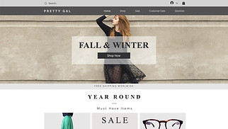 Online Store website templates - Clothing Store