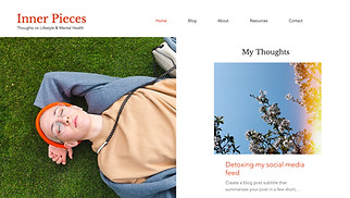 All website templates - Personal Blog