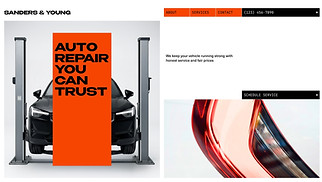 All website templates - Auto Repair Shop (Simple)