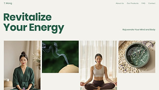 All website templates - Energy Healing Center (Natural)