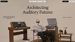 Industria Musical plantillas web – Producer (Techy)