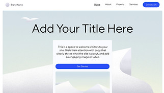 All website templates - One Page Layout