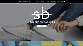 Templates de sites web E-commerce - Boutique de chaussures