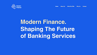 Webové šablony pro Finance a právo – Finanční poradenství