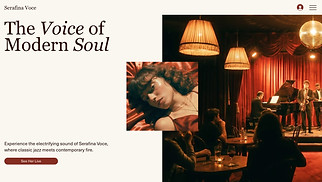 Industria Musical plantillas web – Jazz Singer (Dynamic)