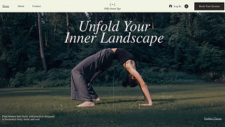 Templates de Bem-estar - Yoga Studio (Serene)