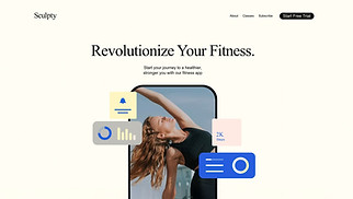 All website templates - App Launch (Energetic)