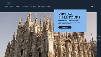 Travel Services website templates - Virtual Tours Company