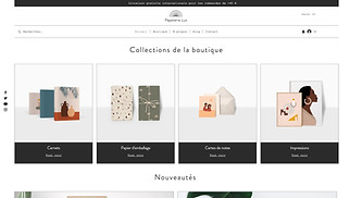 Templates de sites web E-commerce - Papeterie