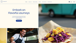 Catering & Chef website templates - Catering (Colorful)