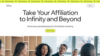 Marketing & Advertising website templates - Affiliate Marketing Portfolio (Playful)