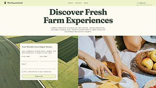 Blog website templates - Farming Blog (Fresh)