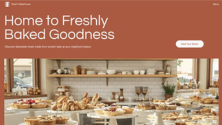 Cafe & Bakery website templates - Bakehouse (Rustic)