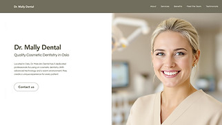  website templates - Dentist (Bright)