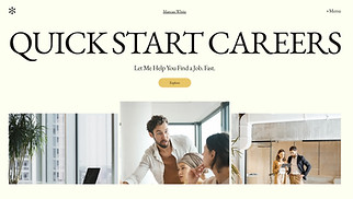 Business website templates - Employment Agency (Warm)