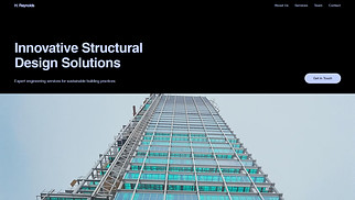 Industrial website templates - Engineering Firm (Simple)