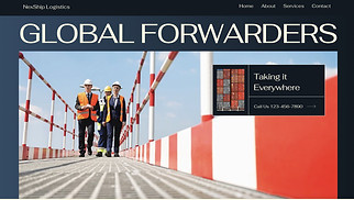 All website templates - Freight Forwarding Service (Corporate)