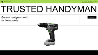 Services & Maintenance website templates - Handyman (Vibrant)