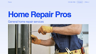 Services & Maintenance website templates - Handyman (Simple)