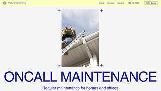 Services & Maintenance website templates - Handyman (Geometric)