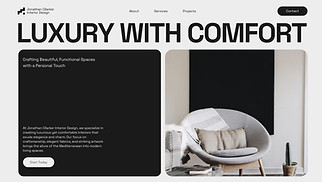 Interior Design website templates - Interior Design (Bold)