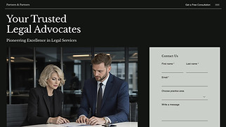 Business website templates - Law Firm (Classic)