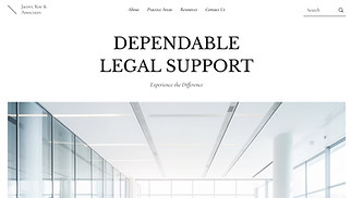 Business website templates - Law Firm (Corporate)
