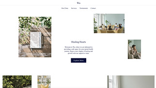  website templates - Mental Health Clinic (Minimal)