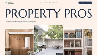 Real Estate website templates - Property Manager (Classic)