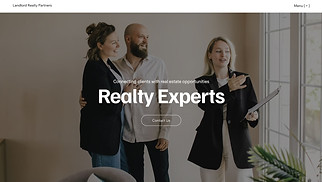 Real Estate website templates - Real Estate Broker (Clean)