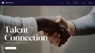 Business website templates - Recruitment Agency (Simple)