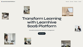 Business website templates - SaaS Company Landing Page (Dynamic)