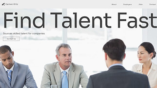 Business website templates - Talent Recruitment Agency (Corporate)