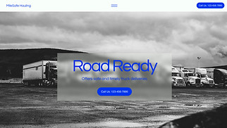 All website templates - Trucking Company (Industrial)