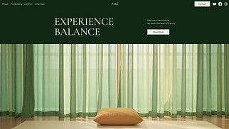 Wellness website templates - Acupuncture Center (Earthy)