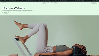 Wellness website templates - Chiropractic Clinic (Fresh)