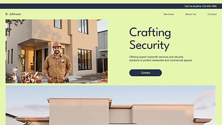 Industrial website templates - Construction & Repair Services (Green)