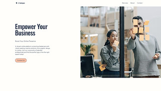 Landing Pages website templates - Freelancer Marketplace (Bright)