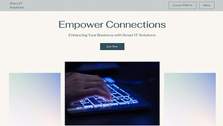 Consulting & Coaching website templates - IT Consulting Firm (Minimal)