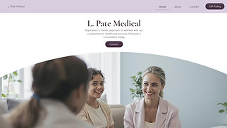 Health & Wellness website templates - Medical Center (Soft)