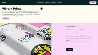  website templates - Printing Service (Urban)