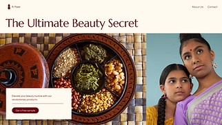 Wellness website templates - Wellness Center (Captivate)
