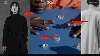 One Page website templates - Fashion Site Coming Soon Landing Page (Red)