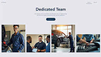 Industrial website templates - Car Repair Shop (Clean)
